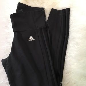 Adidas long dark gray leggings, Size small